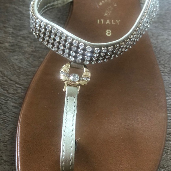 Rhinestone thong sandals - Picture 4 of 6